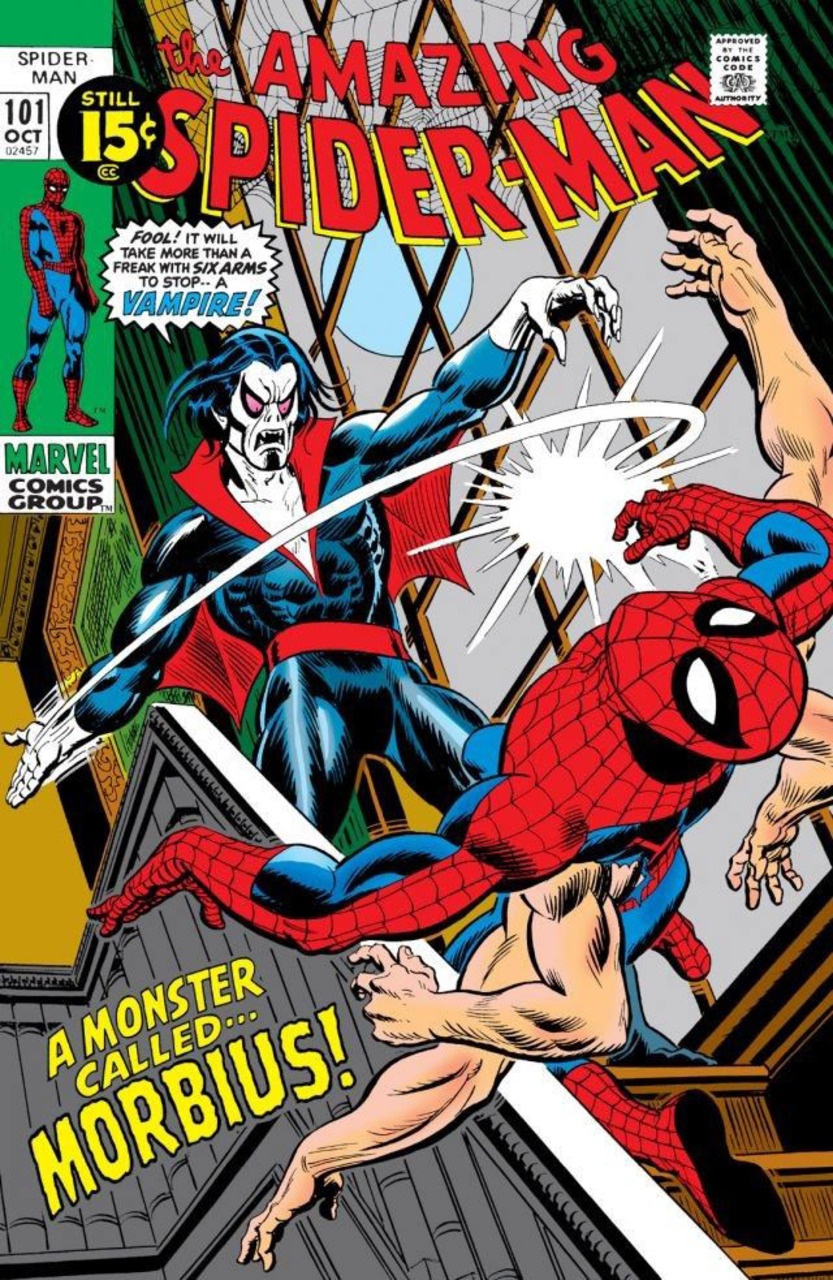 morbius comic spiderman